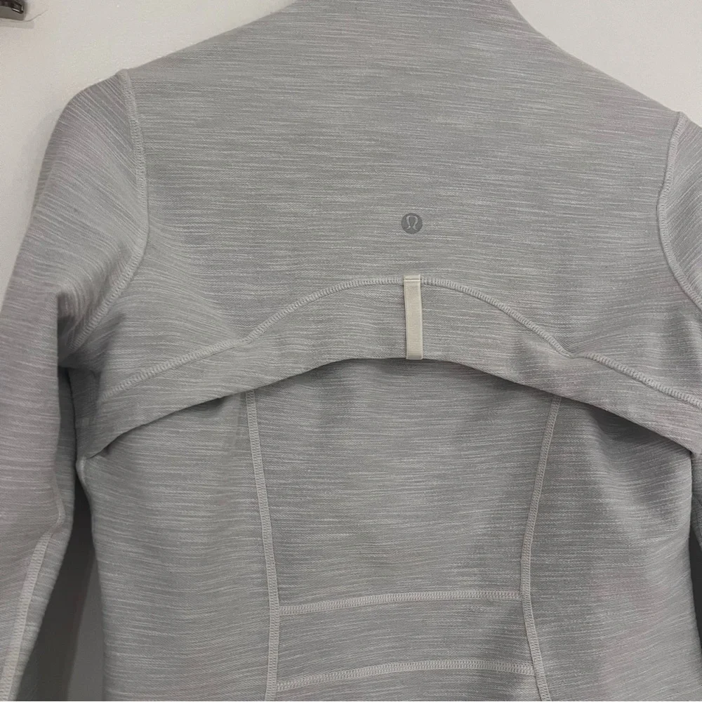 Lululemon Define Full Zip Jacket Heathered Grey - Picture 3 of 9